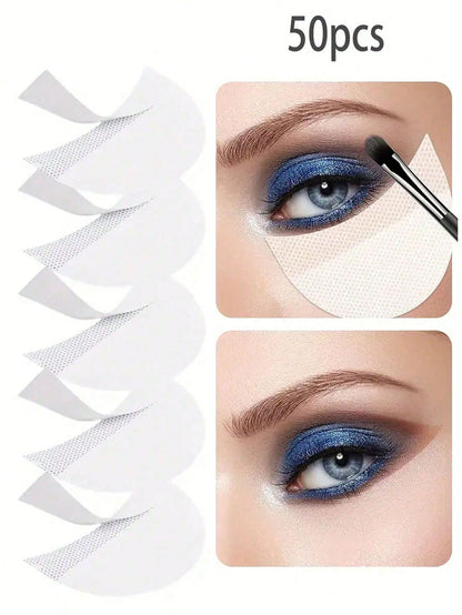 Disposable Non-Woven Eye Shadow Makeup Sticker Isolation Paper Shield Patches, Cosmetics Tool,Makeup,Cheap,Room Decor,Vanity,Travel,Bedroom,Makeup Accessories,Cheap,Stocking Stuffers,Makeup,Makeup Too