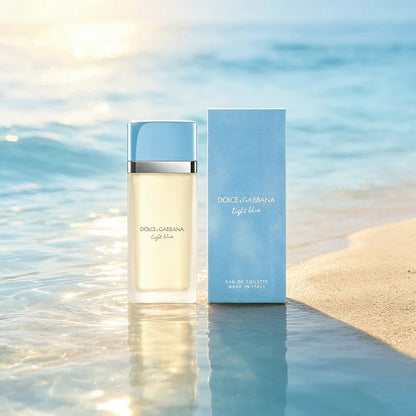 Dolce Gabbana Dolce & Gabbana Light Blue Eau De Toilette 100ml Top Sicilian Lemon Granny Smith Apple Cedar Bellflower Middle Jasmine Bamboo Rose Base Cedar Musk Amber Fragrance Frosted Square Bottle L