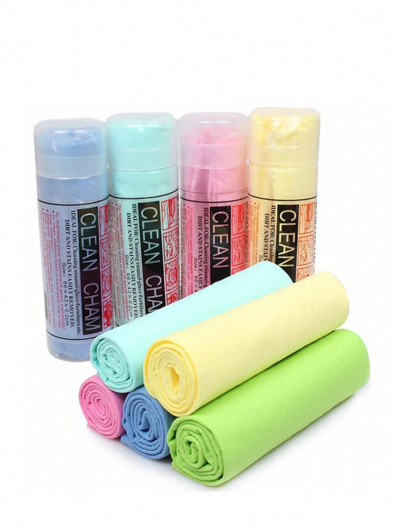 Drying Towel,1pc Car Suede Cloth Deer Skin Multi-Purpose Cleaning Towel, Random Color,Cleaning Supplies