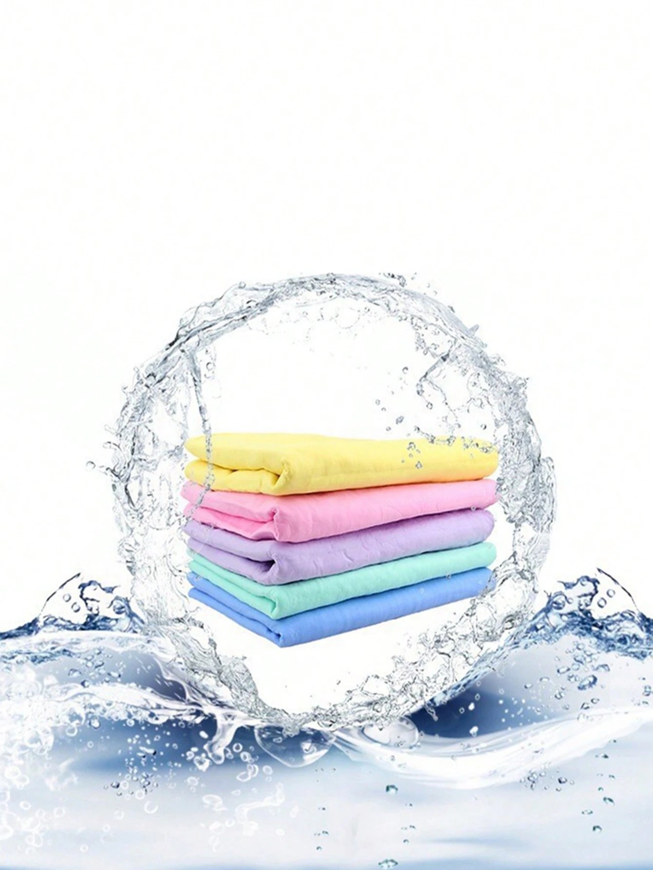 Drying Towel,1pc Car Suede Cloth Deer Skin Multi-Purpose Cleaning Towel, Random Color,Cleaning Supplies