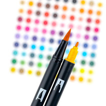 Dual Brush Pen Art Markers 10-Pack, Nineties