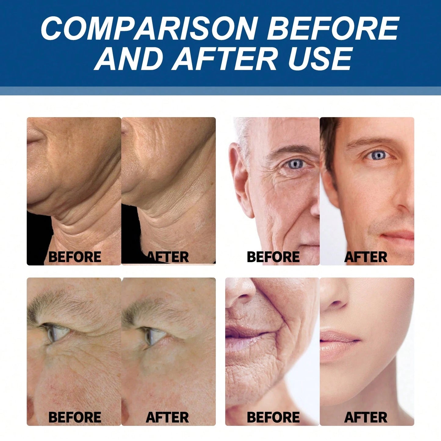 EAST MOON Retinol Collagen Cream For Face With 5% Hyaluronic Acid Anti-Aging Cream Anti-Wrinkle Reduce Fine Lines Lifting And Firming 24-Hour Facial Care Suitable For All Skin Types