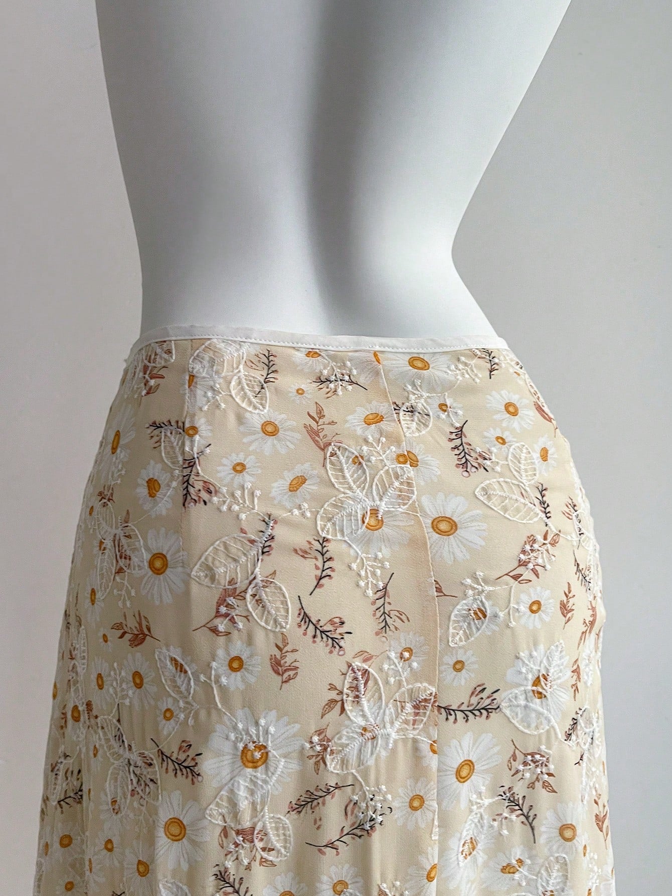 Elamini Women's New Elegant Simple Refreshing Vacation Style A-Line Skirt Fall Cloth For Women