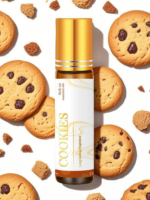 EMBRACEX. 10ml Cookies Perfume Essential Oils Roller Perfume Roll On Perfume Oil For Roll-On Diffuser Essential Oil FOR Candles Scented Perfume Candle Humidifier Refill,Mini Perfume Perfumes Para Homb