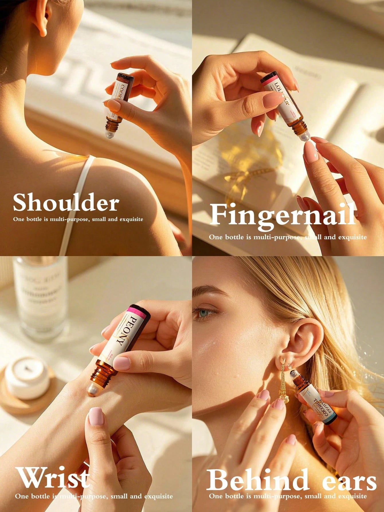EMBRACEX. 10ml Cookies Perfume Essential Oils Roller Perfume Roll On Perfume Oil For Roll-On Diffuser Essential Oil FOR Candles Scented Perfume Candle Humidifier Refill,Mini Perfume Perfumes Para Homb