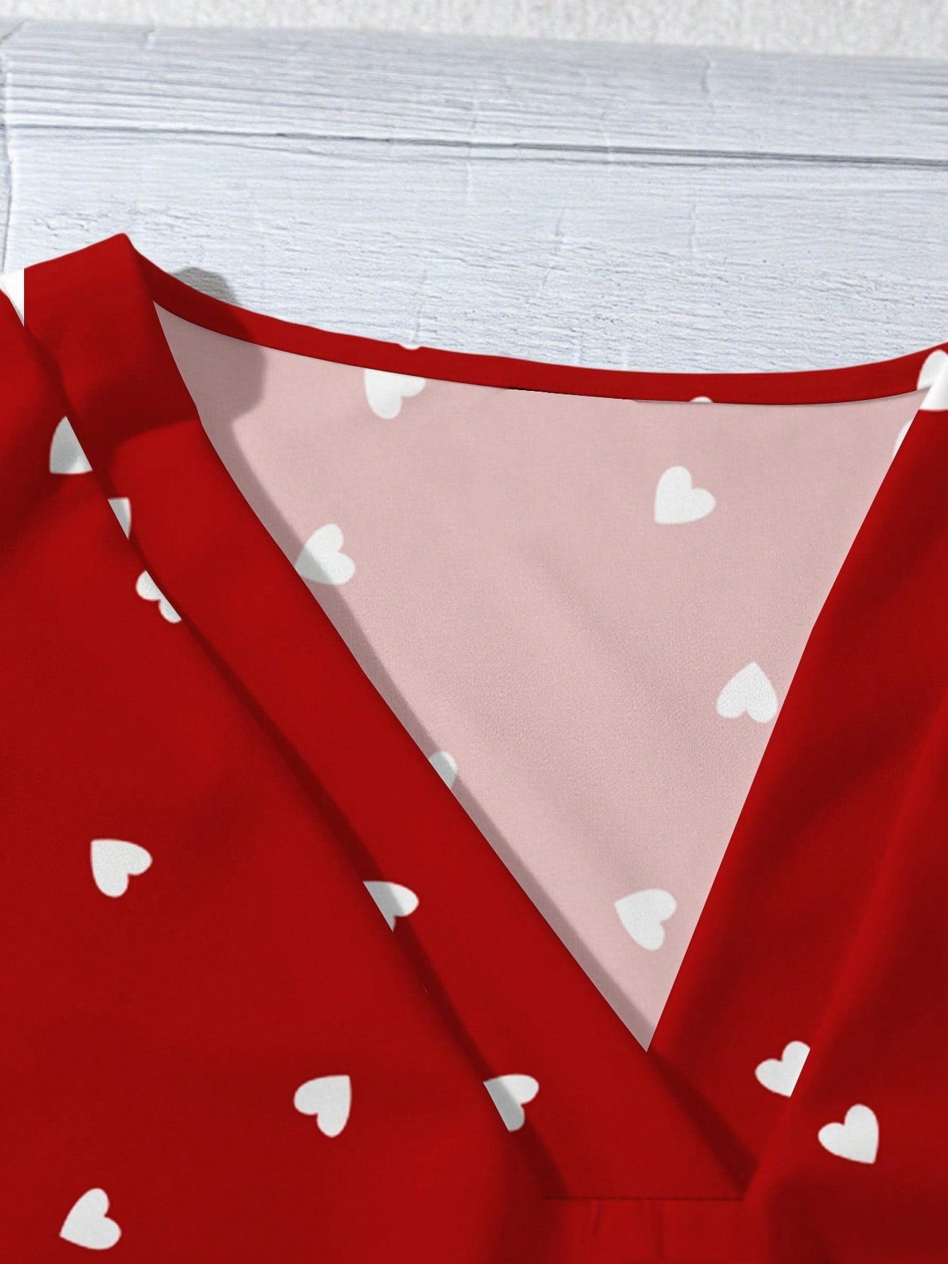 EMERY ROSE Plus Size Casual Heart Print Shirt, Suitable For Summer, Great Gift For Teachers Chic Blouses For WomenIn,Flower/Vacation/Spring Plus Size Tops Fall