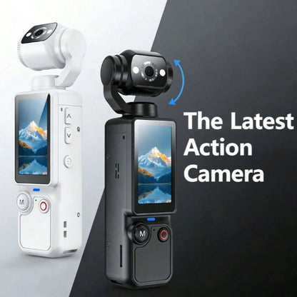 Entry-Level Professional Vlog Handheld Camera (Includes 32GB SD Card) 180° Rotating Lens Dual Fill Light (Shooting + Recording), Entry-Level Professional Camera, 2000mAh Long Battery Life, Suitable Fo