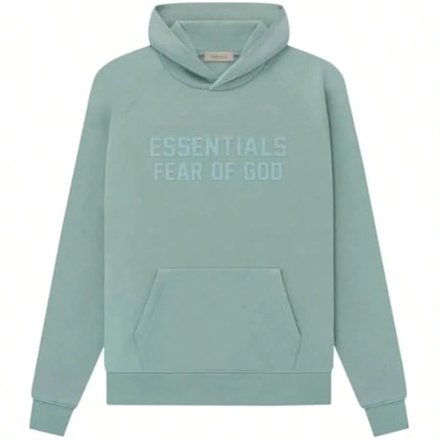 Essentials Fear Of God Oversized Hoodie FW21-FW24| Vintage Flocking Loose Streetwear Sweatshirt, High-End Cotton For Men & Women