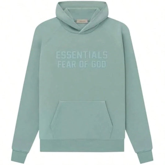 Essentials Fear Of God Oversized Hoodie FW21-FW24| Vintage Flocking Loose Streetwear Sweatshirt, High-End Cotton For Men & Women