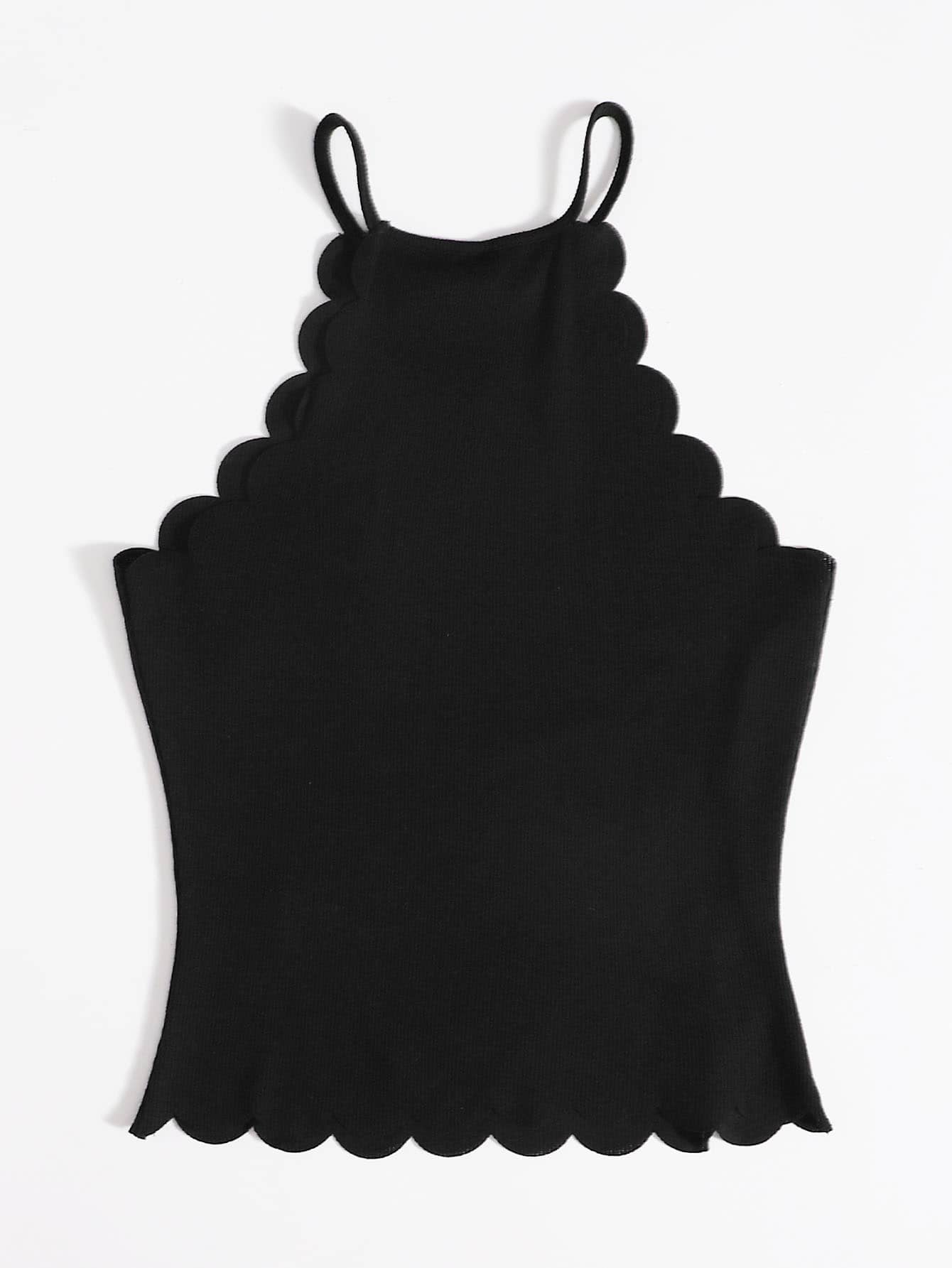 Essnce Scallop Edge Halter Top, Going Out Top