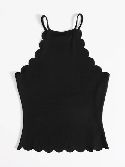 Essnce Scallop Edge Halter Top, Going Out Top