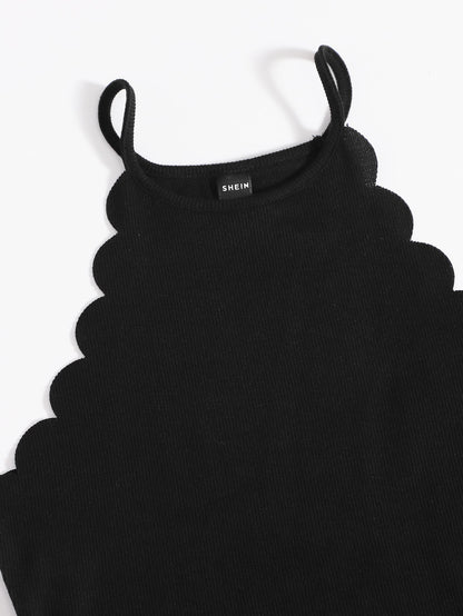 Essnce Scallop Edge Halter Top, Going Out Top