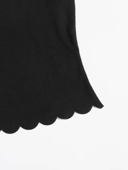 Essnce Scallop Edge Halter Top, Going Out Top