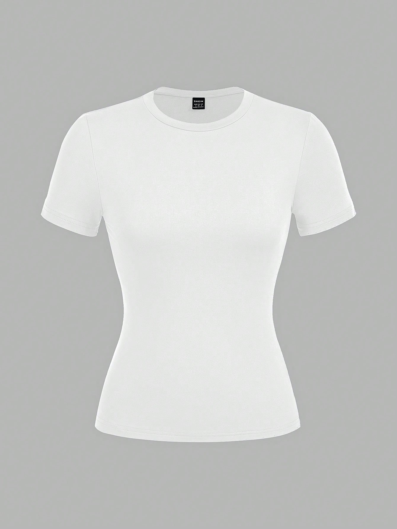 EZwear 3pcs/Set Women Black White Blue Round Neck Casual Tight Long Sleeve T-Shirt Set, Suitable For Summer