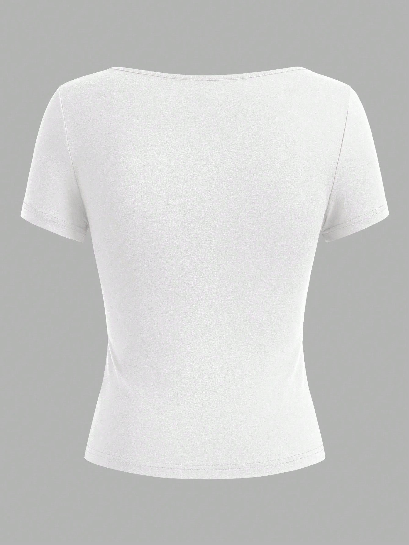 EZwear 3pcs Women's Short Sleeve Cropped Casual Fitted T-Shirts, Suitable For Summer