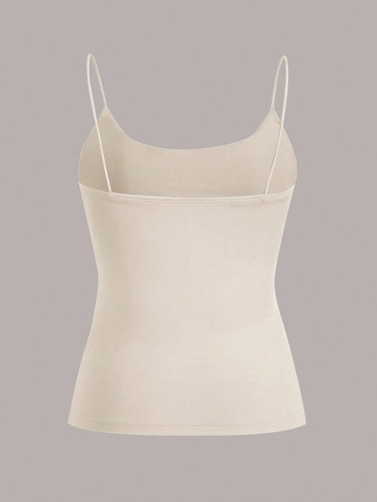 EZwear 4pcs/Set Basic Spaghetti Strap Tank Tops For Spring And Summer, Perfect For Summer