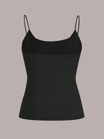 EZwear 4pcs/Set Basic Spaghetti Strap Tank Tops For Spring And Summer, Perfect For Summer