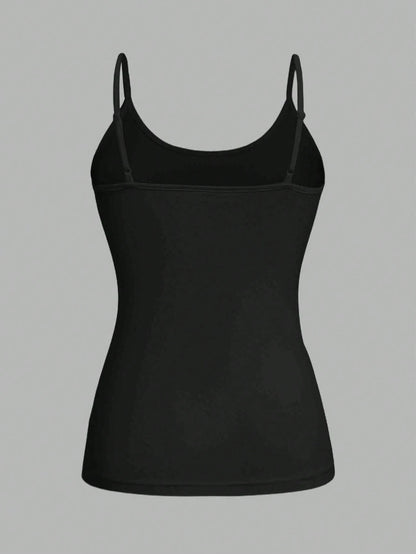EZwear 4pcs/Set Plus Size Women Casual Tight Fitting Camisole Tops, Suitable For Summer