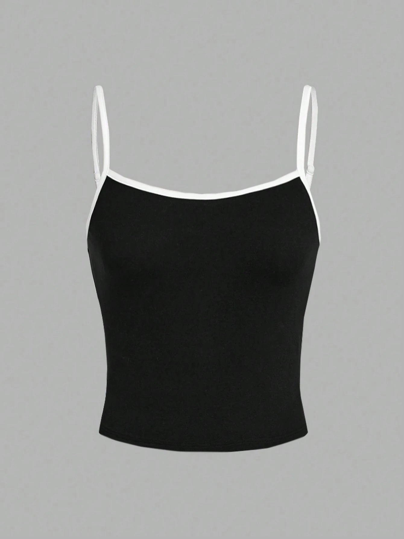EZwear Casual Simple Light Pink Camisole Tank Top, Suitable For Slim Women In Summer Back To School