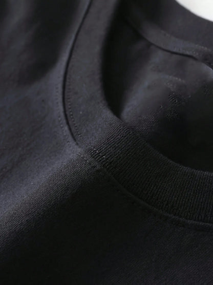 [Factory Special Offer] High-End Custom Men's Pure Cotton T-Shirt- Add Your Image/Text Print, Regular Fit Round Neck Short Sleeve, Selected Fabrics (Comfortable & Breathable), Durable Clear Print, Sp