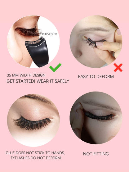 False Eyelash Applicator" "Eyelash Applicator;Convenient Beauty Tool For Effortless Application Of False Eyelashes, Adhesive, And Hair Styling. Simplify Your Beauty Routine With Ease(Black)!