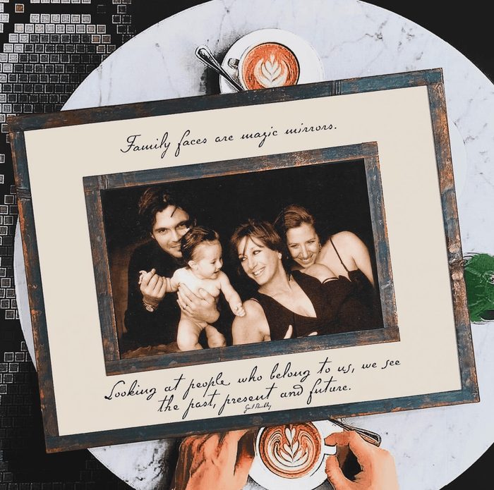 Family Faces Are Magic Mirrors Copper & Glass Photo Frame - Ben's Garden