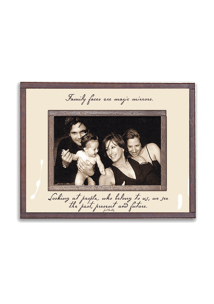 Family Faces Are Magic Mirrors Copper & Glass Photo Frame - Ben's Garden