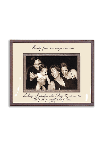 Family Faces Are Magic Mirrors Copper & Glass Photo Frame - Ben's Garden