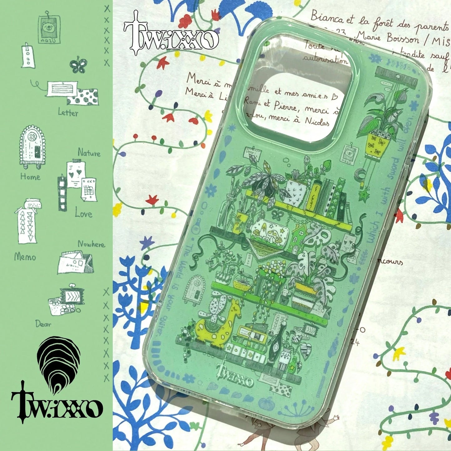 Farmland & Gardener' Original Design Double-Sided Glitter Phone Case, Fresh & Natural Niche, IMD Phone Case Compatible With Apple, Redmi, Phones