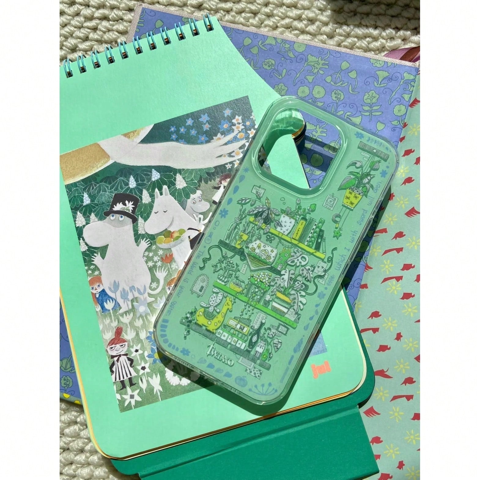 Farmland & Gardener' Original Design Double-Sided Glitter Phone Case, Fresh & Natural Niche, IMD Phone Case Compatible With Apple, Redmi, Phones
