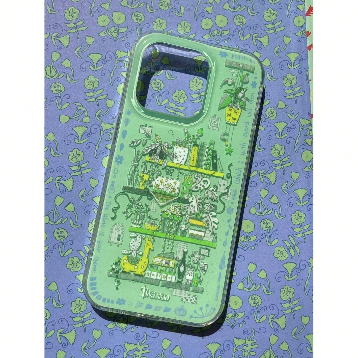 Farmland & Gardener' Original Design Double-Sided Glitter Phone Case, Fresh & Natural Niche, IMD Phone Case Compatible With Apple, Redmi, Phones