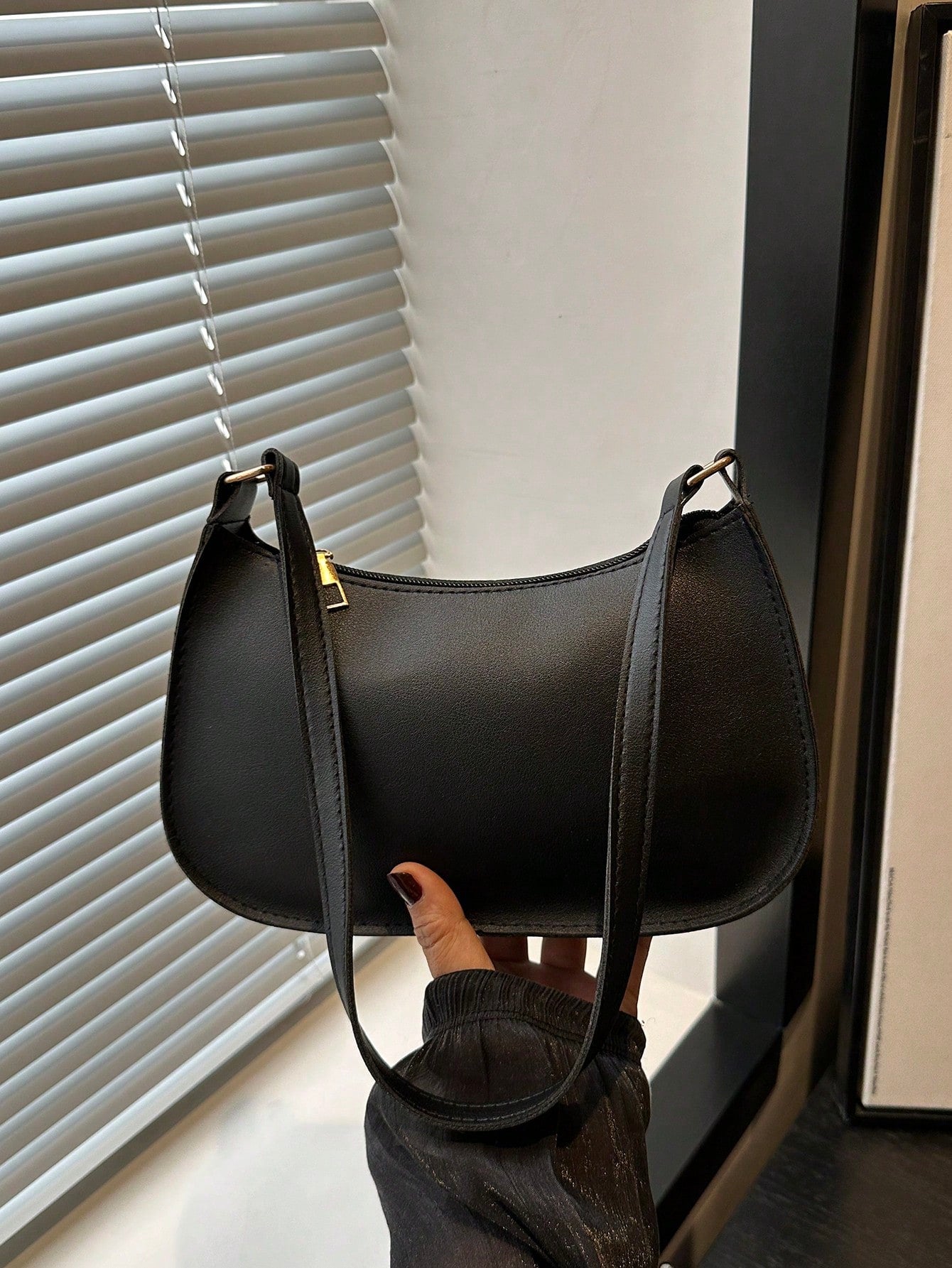 Fashionable, Casual, Minimalist PU Underarm Bag, Multifunctional Shoulder Bag, Suitable For Shopping, Wallet Storage, Leisure Outings