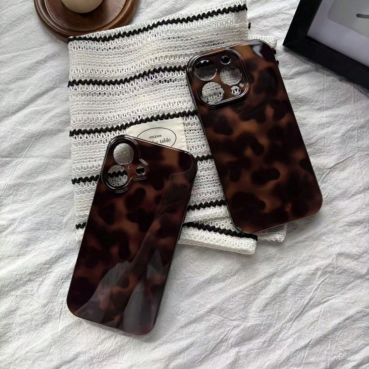 Fashionable Leopard Print Gradient Glossy Phone Case, Suitable For All Seasons, Compatible With IPhone 17 Pro Max/17 Air/17e/16e/16 Pro Max/15 Pro Max/14 Pro/13 Pro/12/11 Personalized Phone Case/Men's