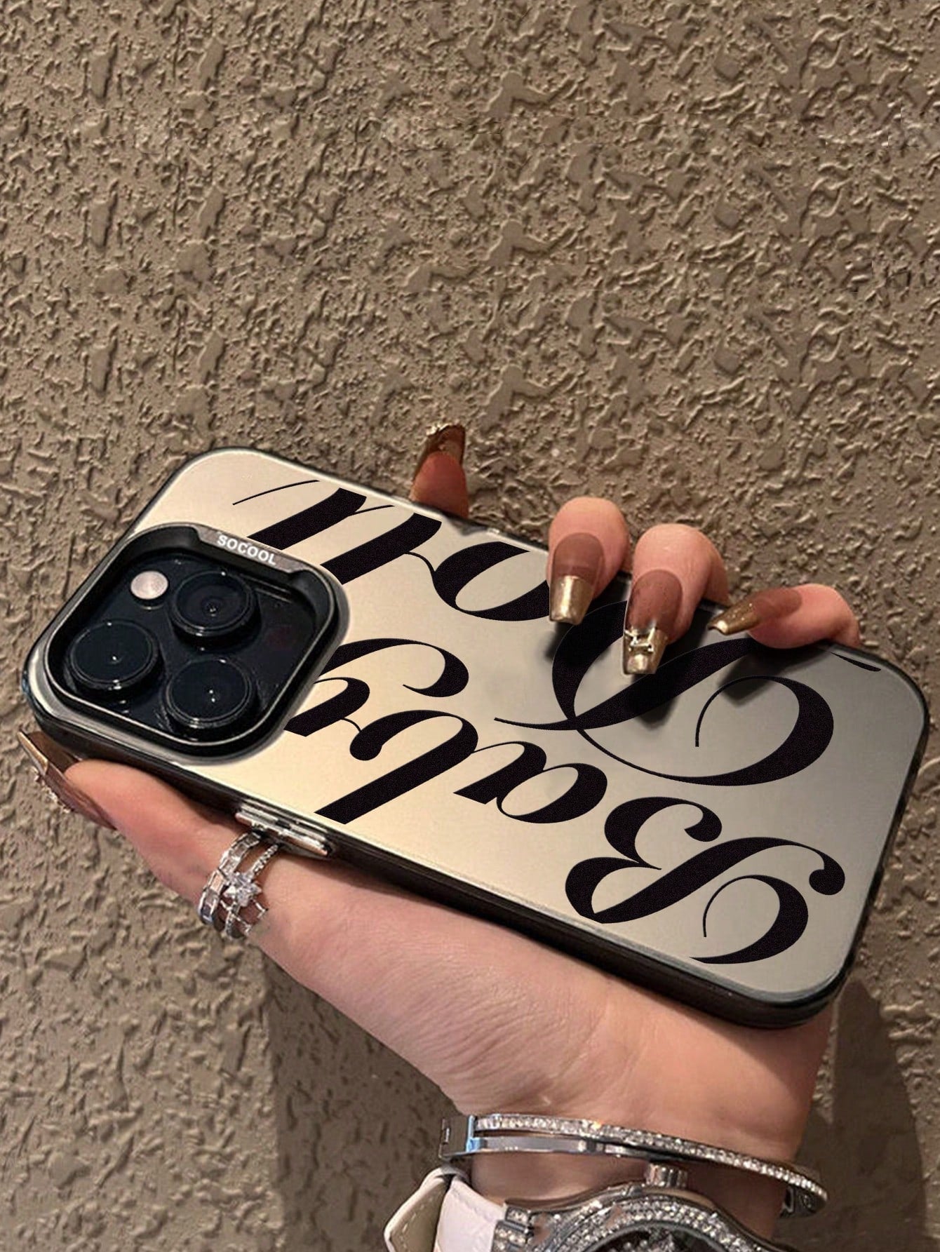 Fashionable Letter Pattern Design Phone Case Compatible With IPhone 17/17 Pro/17 Pro Max/16/16 Pro/16 Pro Max/15/15 Pro/15 Pro Max/14/14 Pro/14 Pro Max/13/13 Pro/13 Pro Max/12/12 Pro/12 Pro Max/11/11