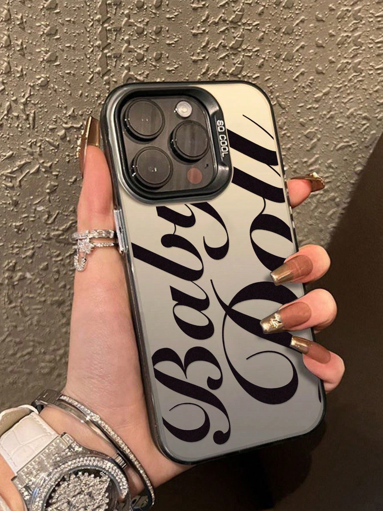 Fashionable Letter Pattern Design Phone Case Compatible With IPhone 17/17 Pro/17 Pro Max/16/16 Pro/16 Pro Max/15/15 Pro/15 Pro Max/14/14 Pro/14 Pro Max/13/13 Pro/13 Pro Max/12/12 Pro/12 Pro Max/11/11