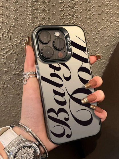 Fashionable Letter Pattern Design Phone Case Compatible With IPhone 17/17 Pro/17 Pro Max/16/16 Pro/16 Pro Max/15/15 Pro/15 Pro Max/14/14 Pro/14 Pro Max/13/13 Pro/13 Pro Max/12/12 Pro/12 Pro Max/11/11