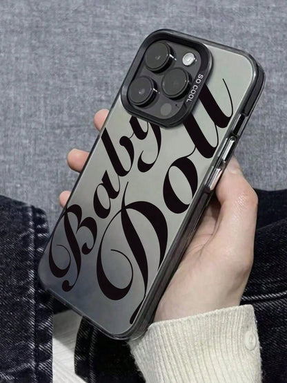 Fashionable Letter Pattern Design Phone Case Compatible With IPhone 17/17 Pro/17 Pro Max/16/16 Pro/16 Pro Max/15/15 Pro/15 Pro Max/14/14 Pro/14 Pro Max/13/13 Pro/13 Pro Max/12/12 Pro/12 Pro Max/11/11