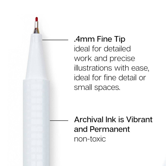Fine Line Pens - Water-Based Ink - 48 Colors