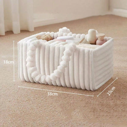 Flannel Diaper Storage Bag, Portable Diaper Bag, Handheld Diaper Bag For Baby Diapers