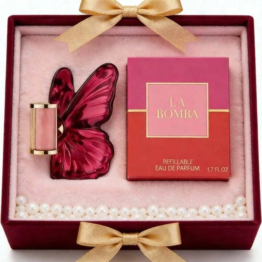 FLATPEA La Bomba Is An Oriental Floral Perfume For Women- Luxury Brand Perfume- Alcohol Free- Formaldehyde Free- Fashionable Perfume- Long-Lasting Cologne Perfume- Floral Perfume- Suitable For