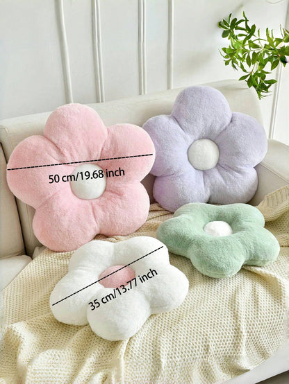 Flower Cushion, Soft Floral Lumbar Pillow, Sofa Chair Bed Home Decor, Bedroom Living Room Floral Cushion, Spring, Wedding Chronicle Furniture Decorative Pillow