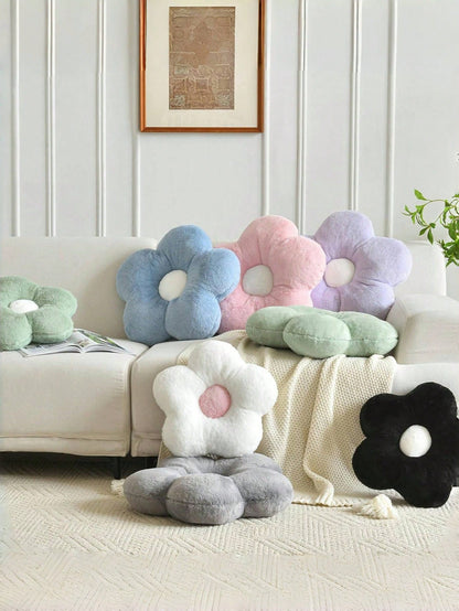 Flower Cushion, Soft Floral Lumbar Pillow, Sofa Chair Bed Home Decor, Bedroom Living Room Floral Cushion, Spring, Wedding Chronicle Furniture Decorative Pillow