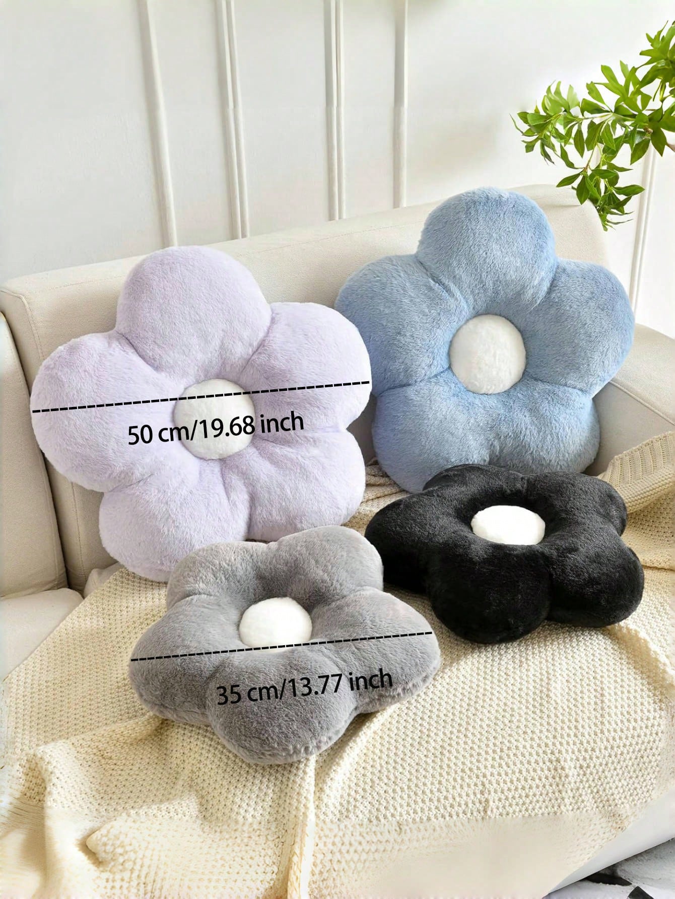 Flower Cushion, Soft Floral Lumbar Pillow, Sofa Chair Bed Home Decor, Bedroom Living Room Floral Cushion, Spring, Wedding Chronicle Furniture Decorative Pillow