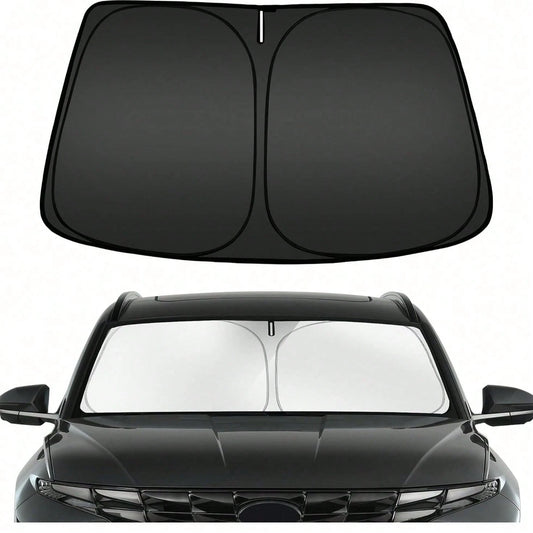 Foldable Front Windshield Sunshade, Front Window Sunshade, Blocks UV Rays And Keeps Car Interior Cool, Universal Thickened Sunshade, Suitable For Car Interior Sun Protection And Cooling