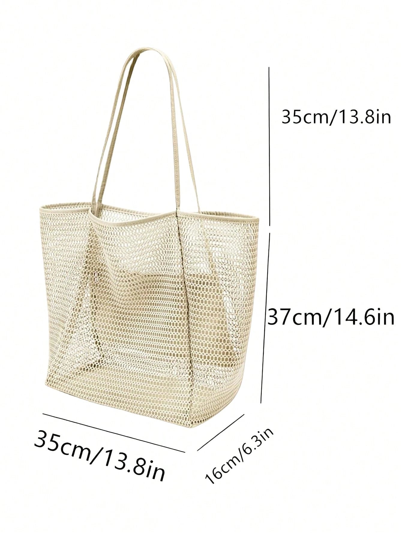 Foldable Mesh Tote Bag, Casual Handbag For Women, Foldable Shoulder Bag For Picnic, Waterproof, Collapsible, Essential Accessory, Multifunctional Shoulder Shopping Bag, Mesh Hollow Bag, Mesh Bag For B