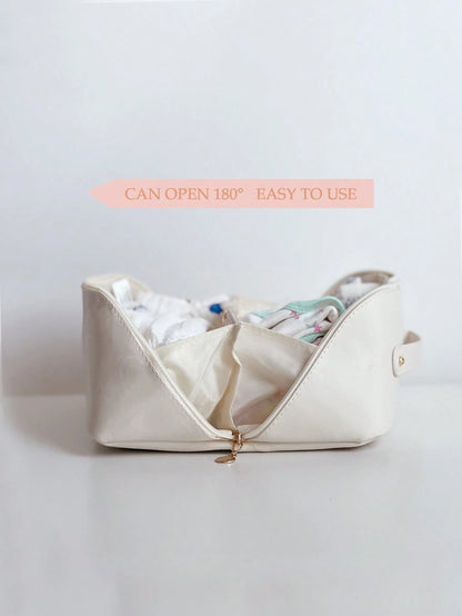 Foldable Travel Pillow Bag For Baby's Drool Bibs, Clothes, Accessories Storage, Mommy Bag