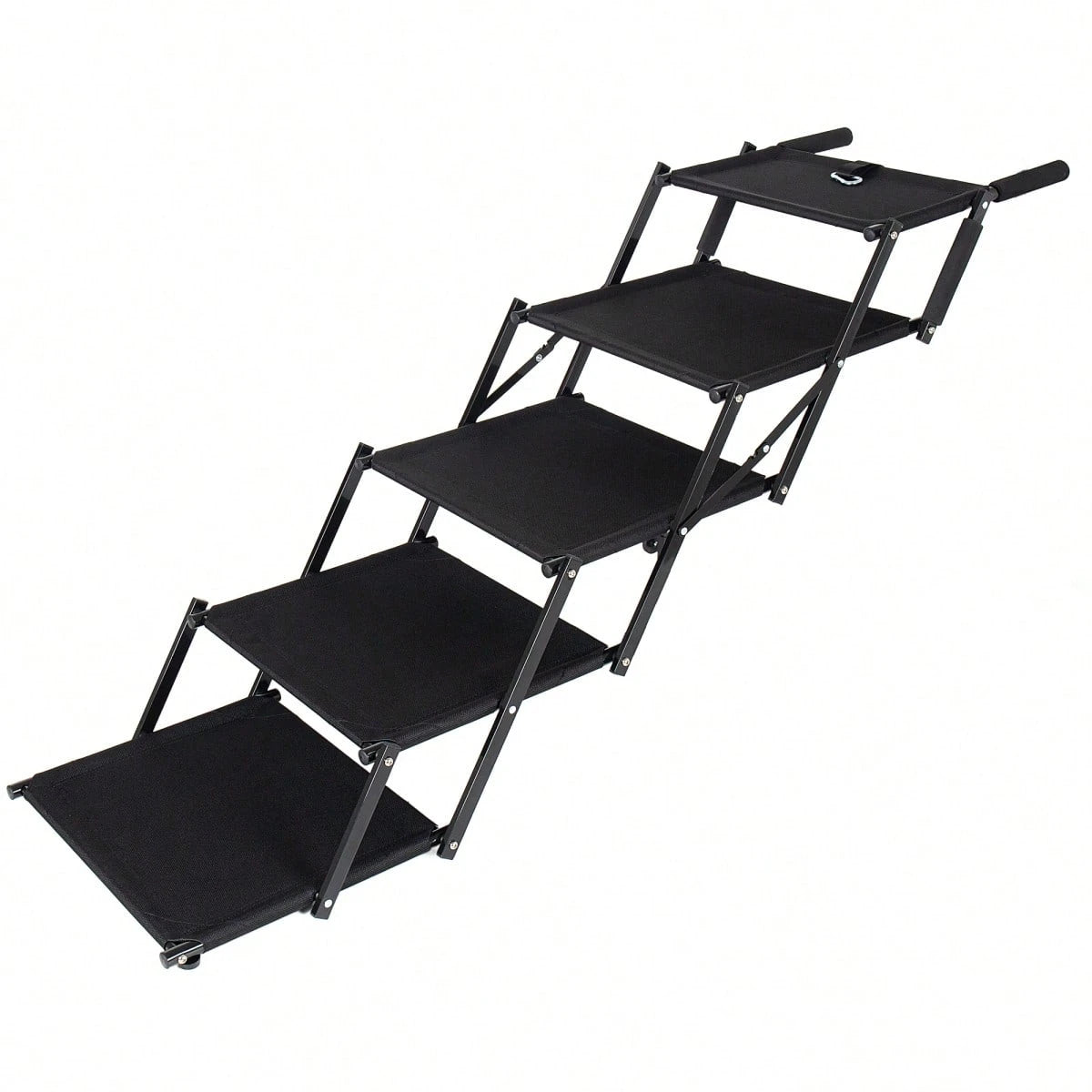 Folding Dog Ramp For Cars, 63" Long & 17.3" Wide Portable Dog Ramps For Large Dogs With Non-Slip Rug Surface Dog Car Ramp For SUV Car & Truck, Supports Up To 250 Lbs