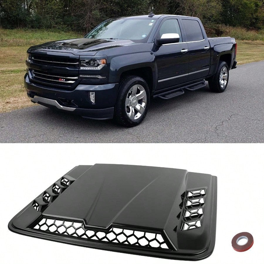 For Chevy 1500 2500 3500 Air Flow Intake Hood Scoop Bonnet Vent Cover