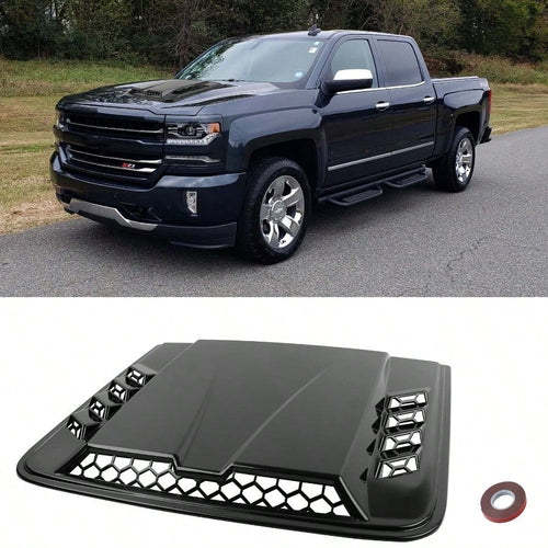 For Chevy 1500 2500 3500 Air Flow Intake Hood Scoop Bonnet Vent Cover