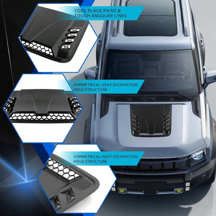 For Chevy 1500 2500 3500 Air Flow Intake Hood Scoop Bonnet Vent Cover